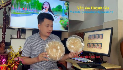 Yến sào tinh chế sợi – Yến sào Huỳnh Gia