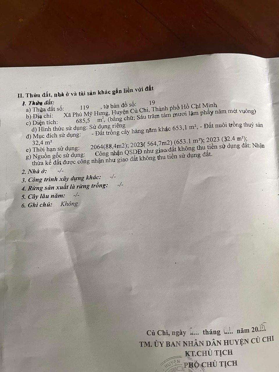 Cần lô đất MT đường nhựa Võ Thị Bàng 2 xe cont tránh nhau, dt 685,5m, có 60m thổ cư, xã An Nhơn Tây