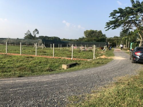 Bán Lô đất góc 2 mặt tiền đường trải đá ô tô, dt 224m một, full thổ cư, xã Tân An Hội