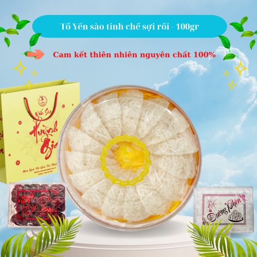 Tổ Yến sào Tinh chế Sợi Rối – 100gr