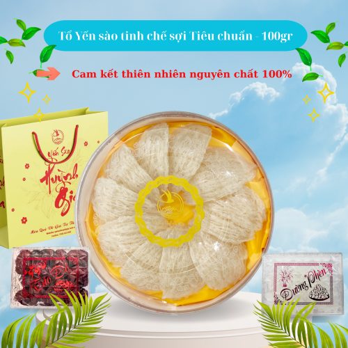 Tổ Yến sào Tinh chế Sợi Tiêu chuẩn – 100gr
