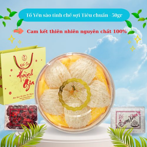 Tổ Yến sào Tinh chế Sợi Tiêu Chuẩn – 50gr