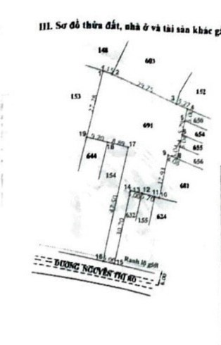 Bán lô đất MT đường nhựa Nguyễn Thị Rõ, dt 1408m2, xã Tân An Hội.