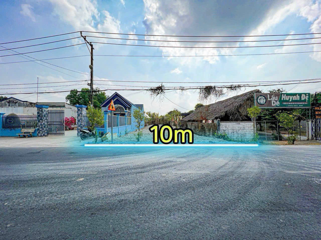 Bán lô đất mặt tiền đường chính Phạm Văn Cội, dt 519m2, QH KDC, xã Nhuận Đức.