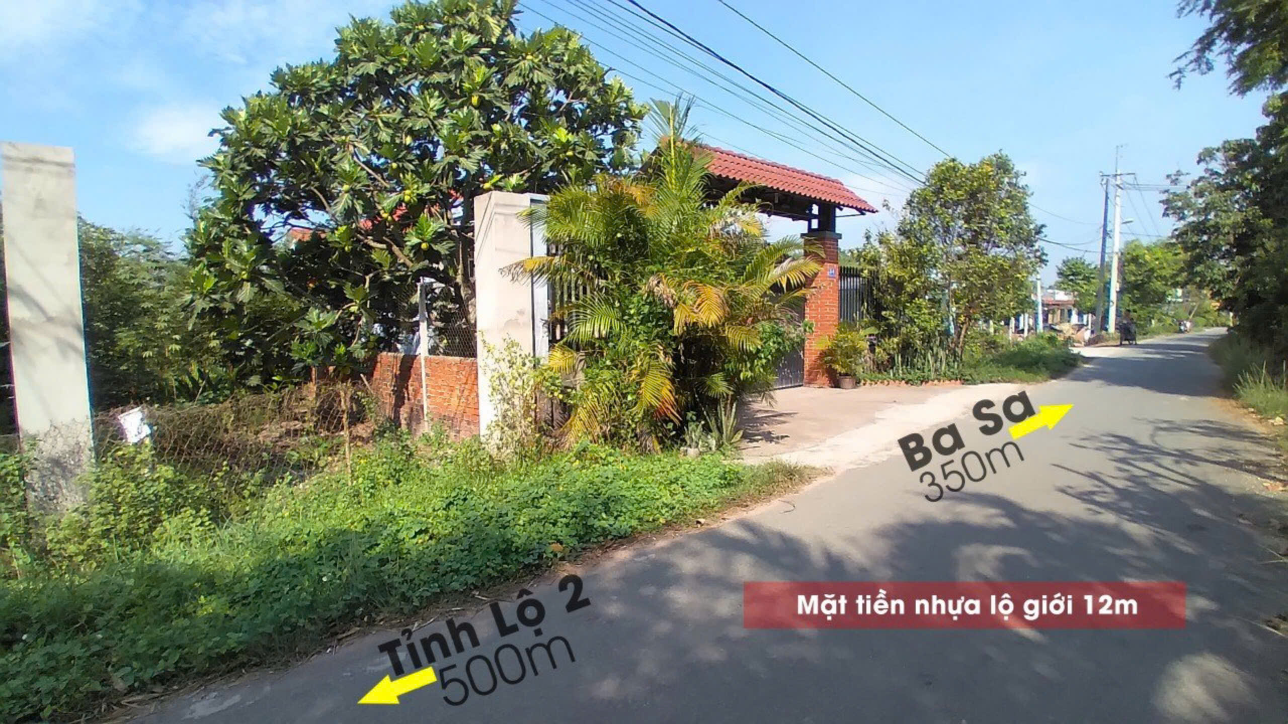 Bán lô đất MT đường nhựa 575, dt 234m2, thổ cư, xã Nhuận Đức.