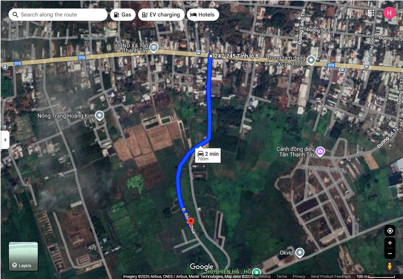 Bán lô đất đường Rạch Rỗng Chùa, dt 599m2 (QH đất vườn), xã Phú Hòa Đông.