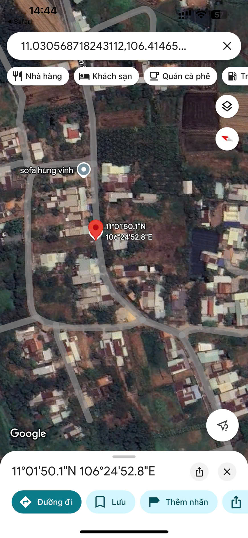 Hạ giá ra gấp, lô đất 2 MT đường nhựa Võ Văn Điều, diện tích 875m, 319m thổ, xã Thái Mỹ.