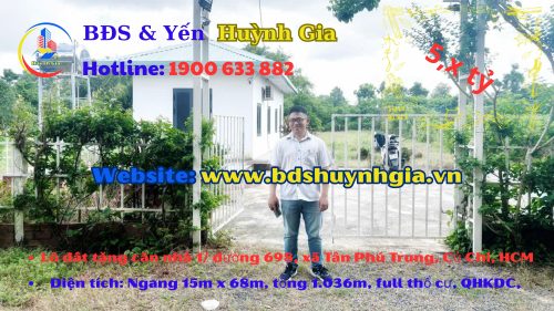 Lô đất tặng biệt thự mini mt đường trải đá xe tải, dt 1.036m2, có 955m thổ cư, xã Thái Mỹ.