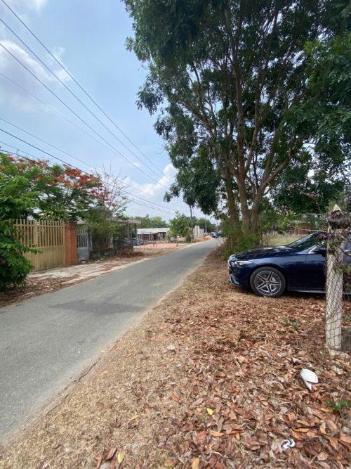 Bán lô đất mặt tiền đường nhựa Lê Thị Do, diện tích 116,8m2, full thổ cư, xã Thái Mỹ.