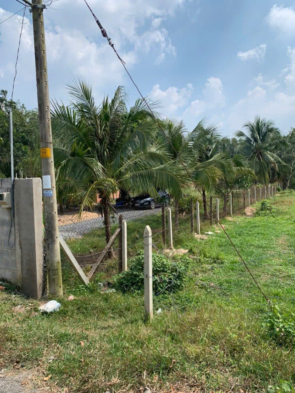 Đất Củ Chi! Bán gấp lô đất MT đường Hà Thị Kiểm, dt 1.711m, có 500m thổ, xã Phú Mỹ Hưng