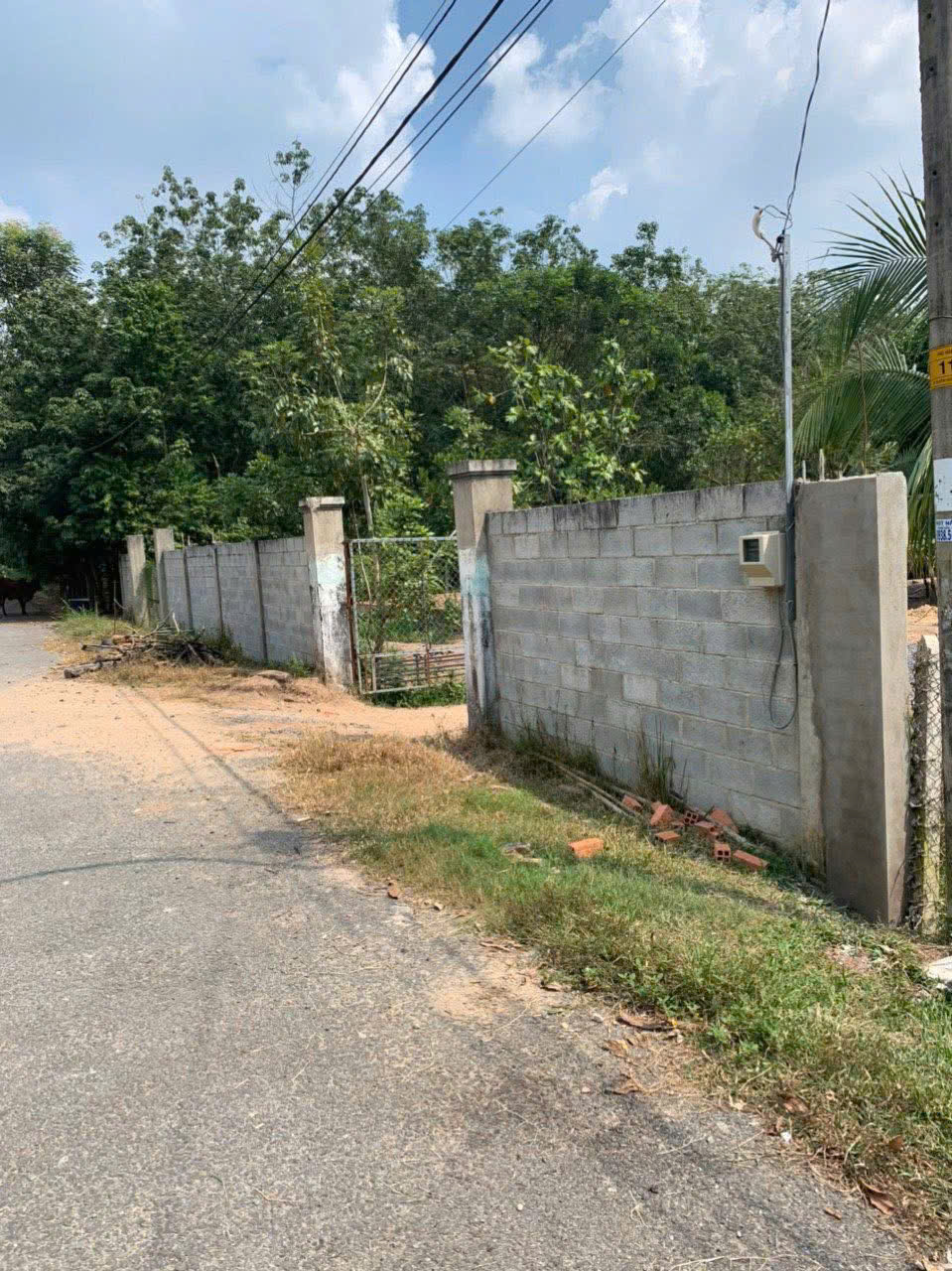 Đất Củ Chi! Bán gấp lô đất MT đường Hà Thị Kiểm, dt 1.711m, có 500m thổ, xã Phú Mỹ Hưng