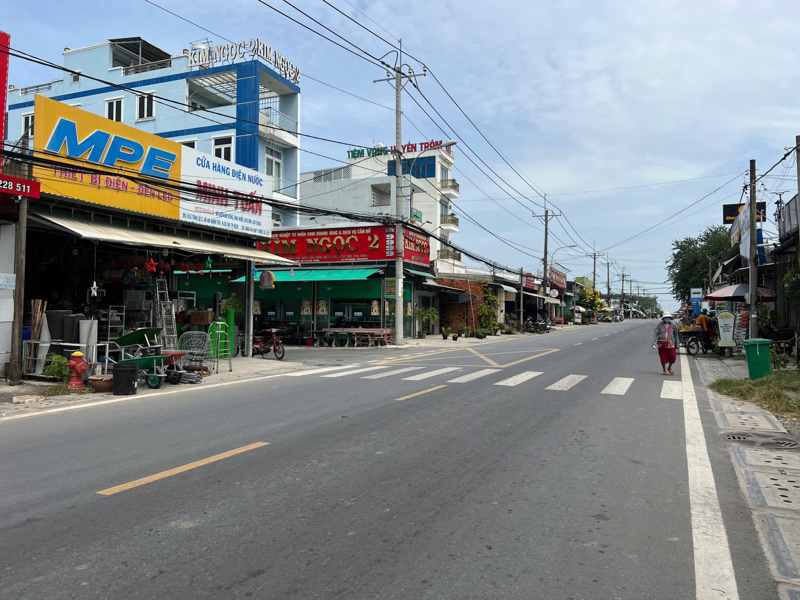 Đất Củ Chi! Bán lô đất mt đường Tỉnh lộ 7, dt 1.483m, có 300m thổ, xã An Nhơn Tây.