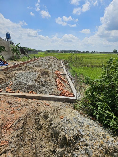 Đất Củ Chi! Bán lô đất mt đường chính Trung Lập, dt 185m, full thổ, xã Trung Lập Thượng (cũ).