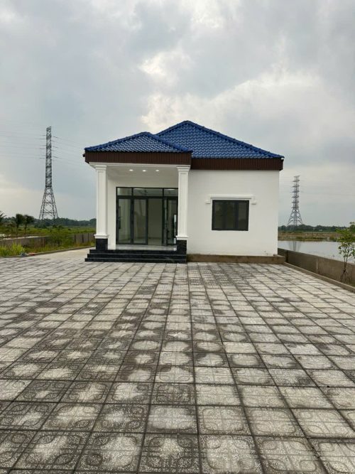 Ngộp giảm giá! bán lô đất tặng nhà đẹp vừa xây mt Cây Trôm Mỹ Khánh, dt 1.991m2, có 197m thổ cư.