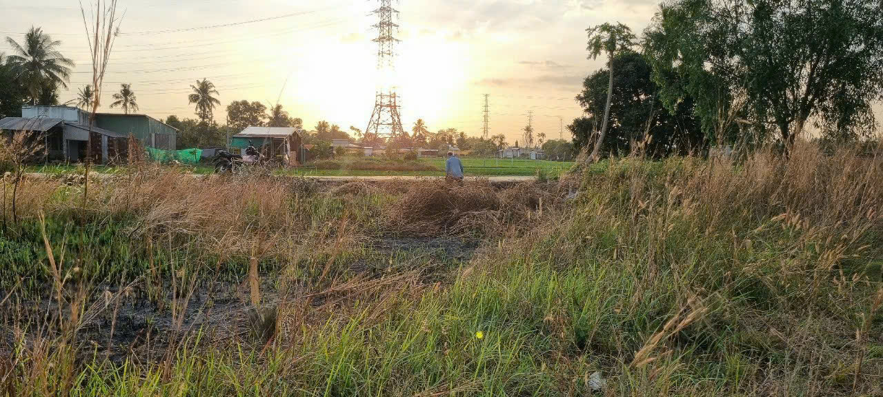 Đất Củ Chi! Bán gấp lô đất Bê tông xe oto tận nơi, dt 85,5m, full thổ, xã Bình Mỹ