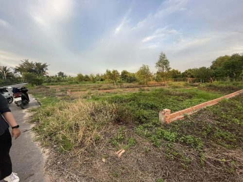 Bán đất Củ Chi, lô đất mặt tiền đường Trung An rộng 10m, diện tích 164m2, full thổ, xã Bình Mỹ (mới)