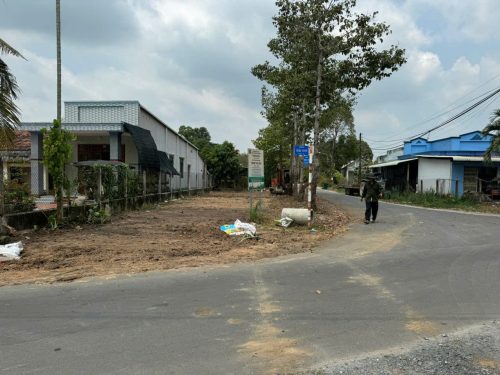 Đất Củ Chi! bán lô đất góc 2 mt đường Trương Thị Kiện, dt 198m2, có 120m thổ, KDC HH, xã Thái Mỹ