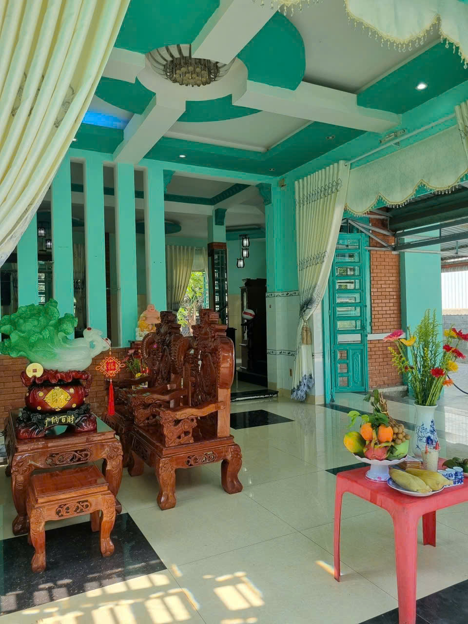 Bán biệt thự + dãy trọ 10 phòng mặt tiền đường 489 dòng tiền ổn định, xã Nhuận Đức (mới)