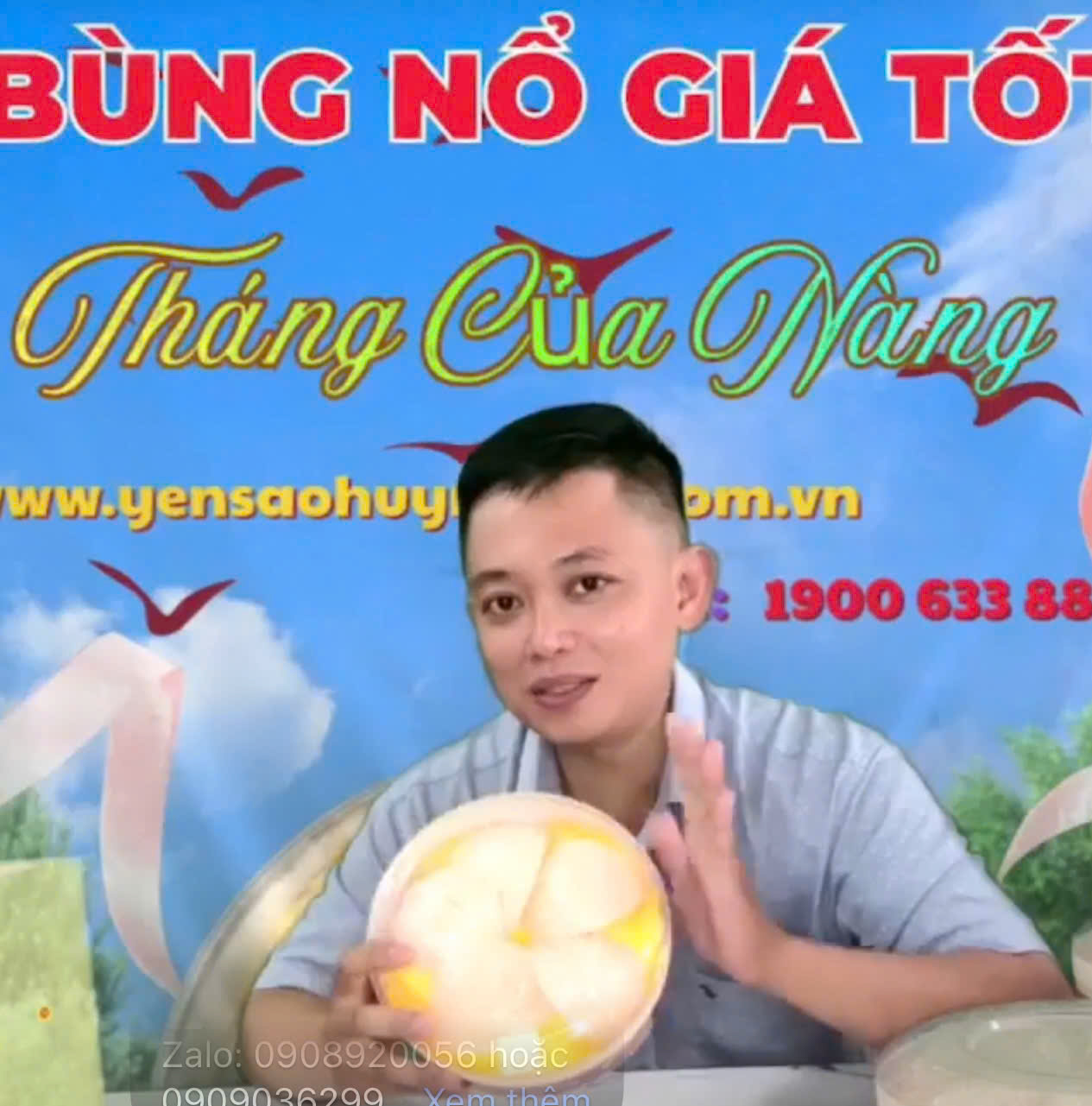 🔴 [XEM NGAY] LIVESTREAM YẾN SÀO HUỲNH GIA – SĂN DEAL ĐỘC QUYỀN & QUÀ TẶNG HẤP DẪN!