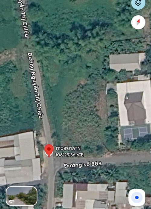 Ngộp! Bán lô đất góc 2 mt đường nhựa Nguyễn Thị Chiếu và Đường 809, dt 2020m2, có 490m thổ, xã An Nhơn Tây.
