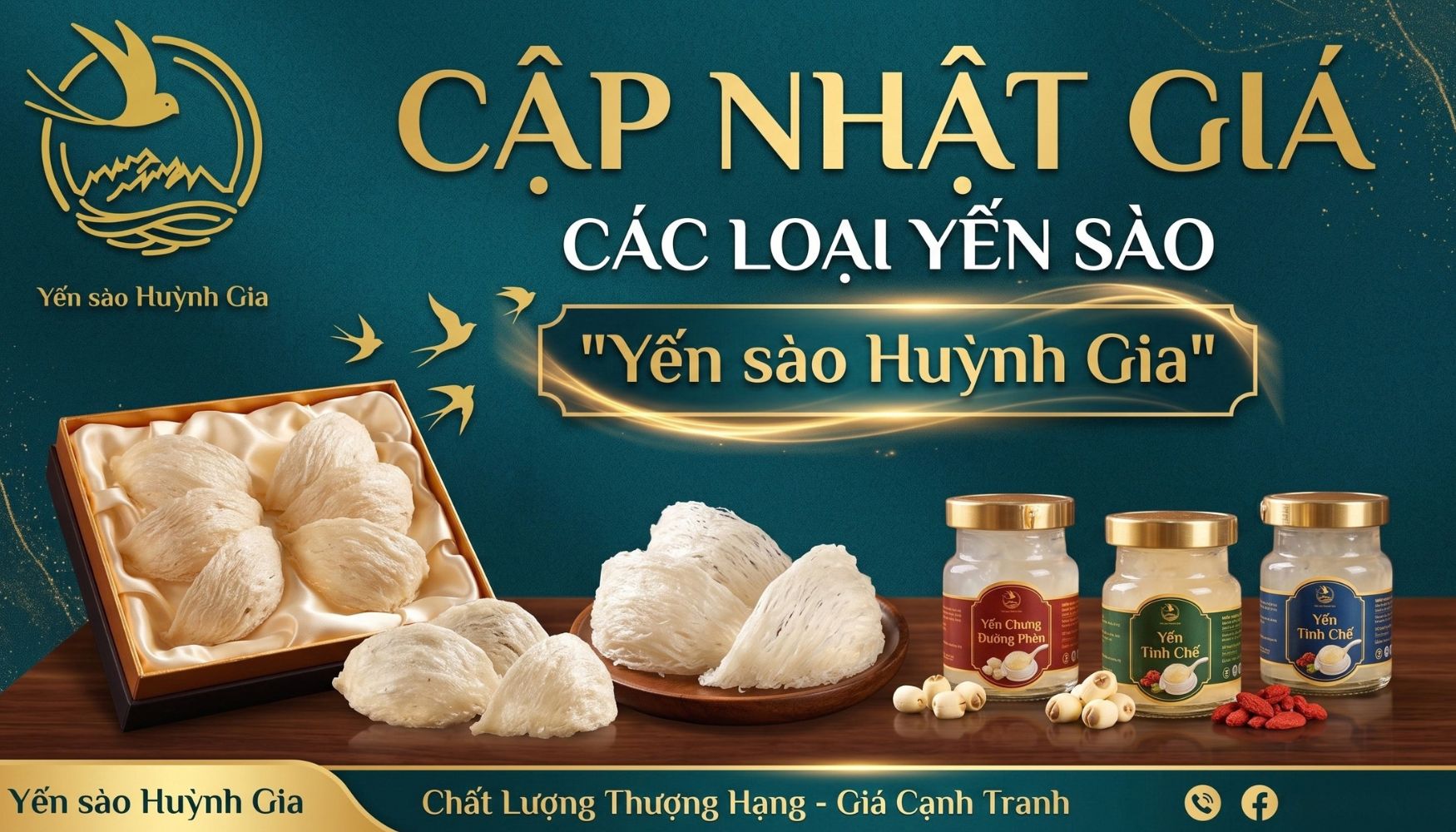 🚨CẬP NHẬT GIÁ “YẾN SÀO HUỲNH GIA” GIẢM HOT THÁNG 10/2016 🚨