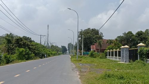 Bán đất Củ Chi, lô đất mặt tiền đường Phạm Văn Cội, 216m2 (192m2 thổ cư), xã Nhuận Đưc(mới).